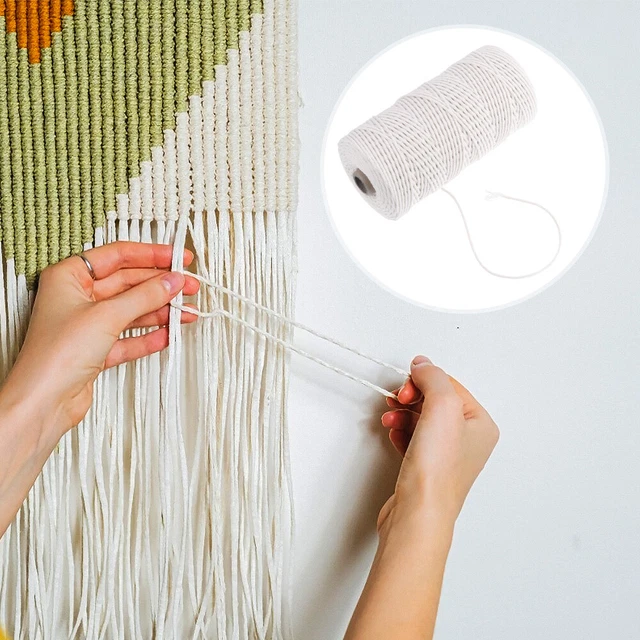 Selbstgemachtes Kabel Baumwollseil Tapeziertisch DIY Wandteppich Tapisserie