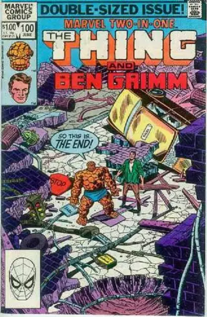 Marvel Two-In-One # 100 (Thing + Ben Grimm) (52 pages, last issue) (USA,1983)