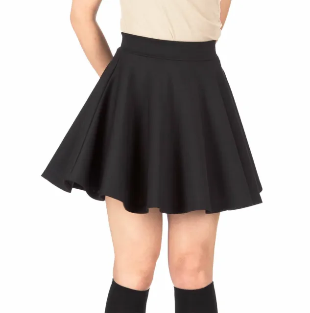 Girls school uniform skater skirt kids high waist pleated PONTE tennis for women