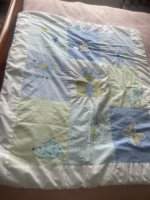 Baby Cotbed Patchwork Quilt