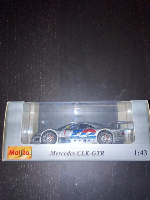 MERCEDES CLK GTR MAISTO 1/43 BOITE - Boutique Loisir et Collection