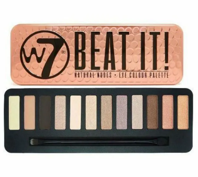 W7 Beat It! , Natural Nudes Eye Colour Palette - 6 Shades