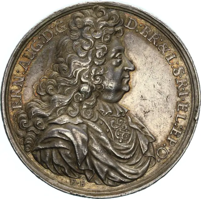 Braunschweig-Calenberg-Hannover Ernst August, 1662 Bischof v. Osnabrück Medaille
