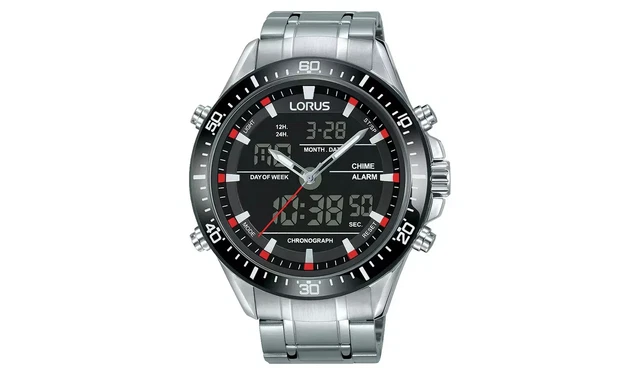 GENTS UK £39.99 LORUS CHRONOGRAPH PicClick Watch Sports RW635AX9 -