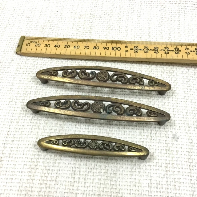 Vintage Metall Schubladengriff Griffe Schrank Tür Verzierte Stil Reproduktion