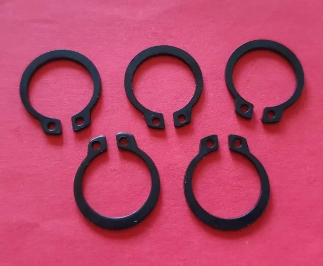 Sicherungsring Seegering aus Stahl für 10mm Wellen 5 Stück DIN471