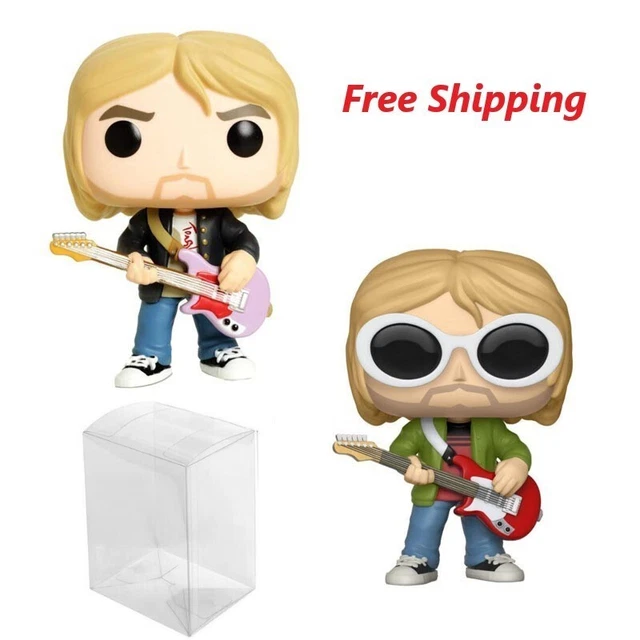 Pop Kurt Cobain #64 #66 With Sunglass Vinyl Model Action Figure Toys With Box