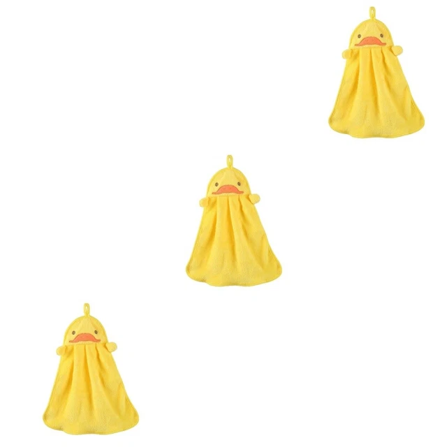 10 Serviettes Essuie-mains Microfibre Forme Ours - 30x30 Cm, Séchage Rapide - Pour Cuisine, Salle De Bain, Sport - 10
