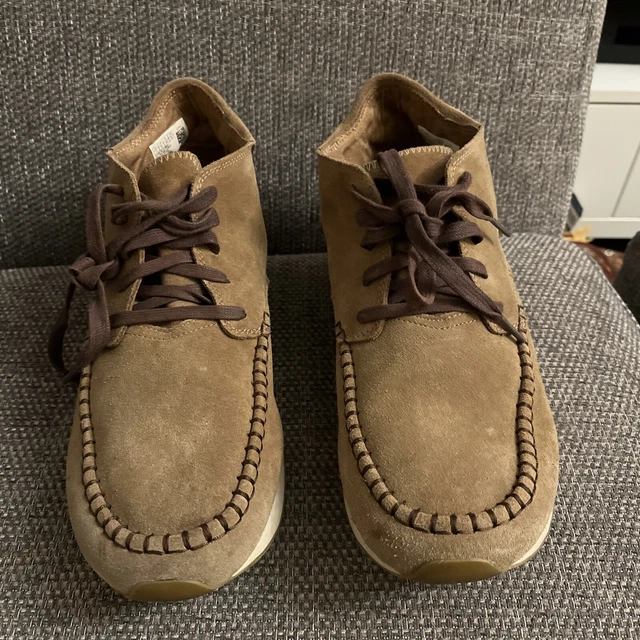 TOMS MID BOOTS Moccasin Style Mocha Suede UK 10 £31.95 PicClick UK