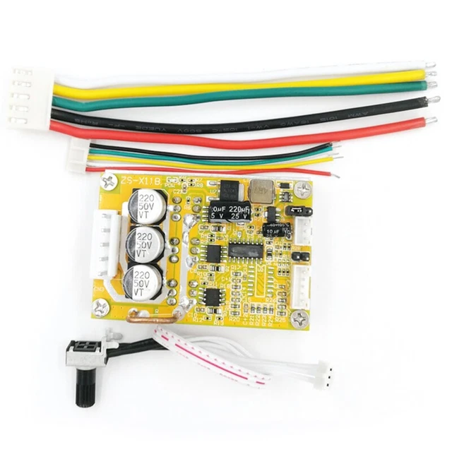 1Pcs DC 5-36V 350W BLDC Three-Phase Bustless (With Reverb) Motor Control W2L1