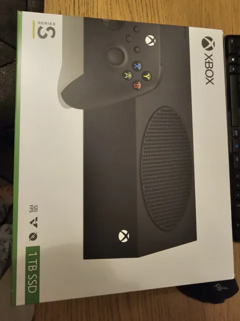 XBOX SERIES S 1tb carbon black with controller and MW2 - BRAND NEW NEVER  OPENED £320.00 - PicClick UK