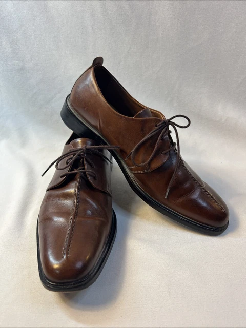 COLE HAAN BECKETT C06399 Black Leather Split Toe Oxford  display picture 3
