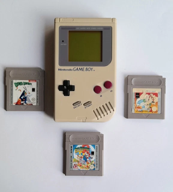 Nintendo Game Boy Fat Dmg-001 Pal Fr + Mario Land 2 + Asterix + Bugs Bunny