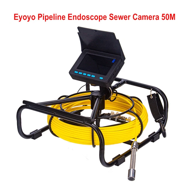 50M 4.3IN PIPELINE Endoscope Industrial Pipe Sewer Drain Wall