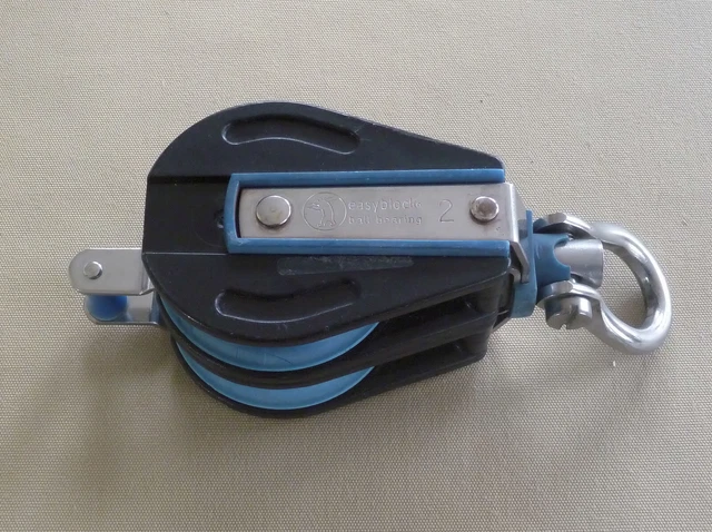 EasyBlock Series 2 Double Block with Becket 2-3/4" Ball Bearing Sheaves Shackle