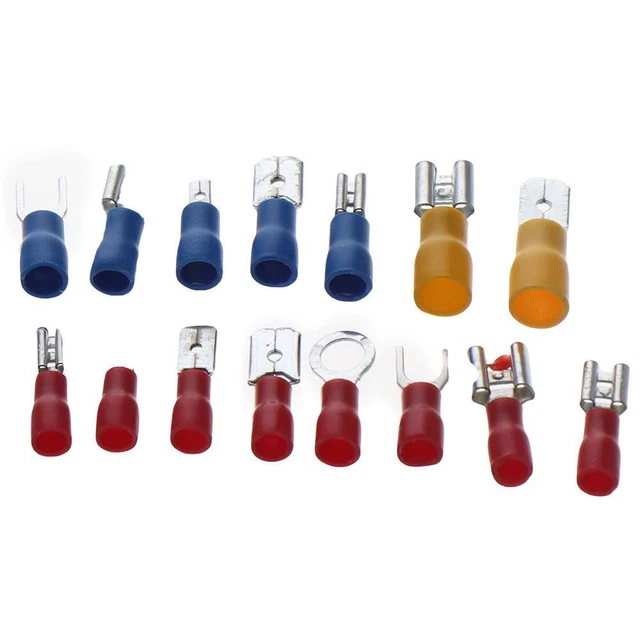 SPADE TERMINALS WIRE Connectors Assortment Electrical Assorted Crimp
