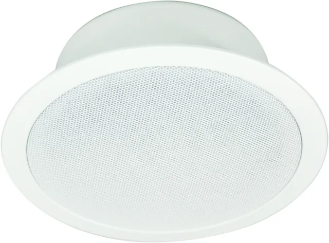 100 V Line Round Flush Fit Ceiling Speaker With Built-in Fire Dome