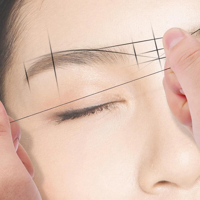 30m Microblading Pretintado Mapeo Cuerda Cejas Marcador Belleza Cuerda Hilo-SA