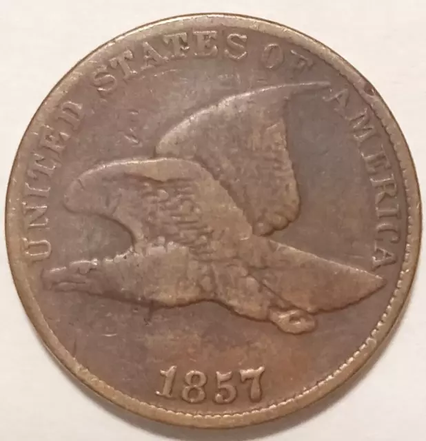 1857 Flying Eagle Cent 167 YearOld Vintage Coin Must Have for any Coin Collector