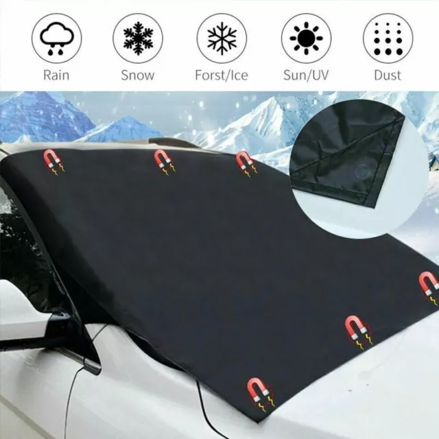 Windscreen Cover Magnetic Car Window Screen Frost Ice Large Protector Dust