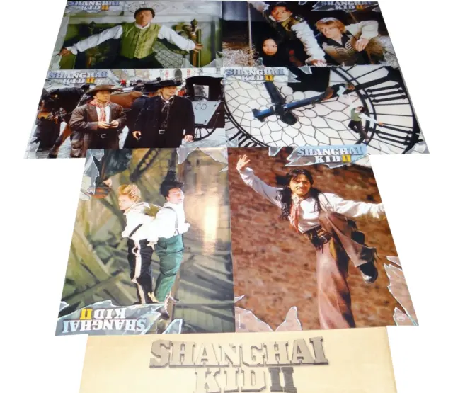 6 Photos SHANGHAI KID 2 (SHANGHAI KNIGHTS) 2003 Jackie Chan, Owen Wilson TBE