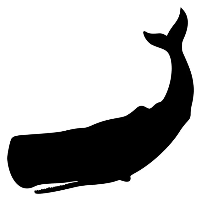 WHALE V2 Vinyl Decal Sticker - Humpback Killer Ocean Animal Cetacean