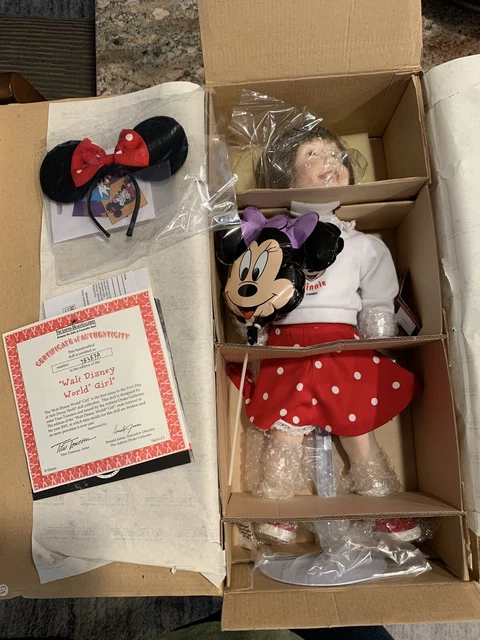 Ashton Drake First Day at Walt Disney World Girl Porcelain Doll