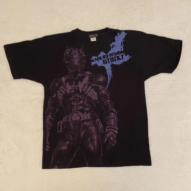 T-shirt Kamen Masked Rider Hibiki taglia XL Yoshi Sugahara Bandai Fashion Toei JP