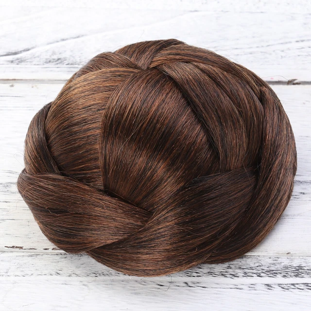 Parrucche intrecciate signorina chignon gioielli per capelli da donna parrucche