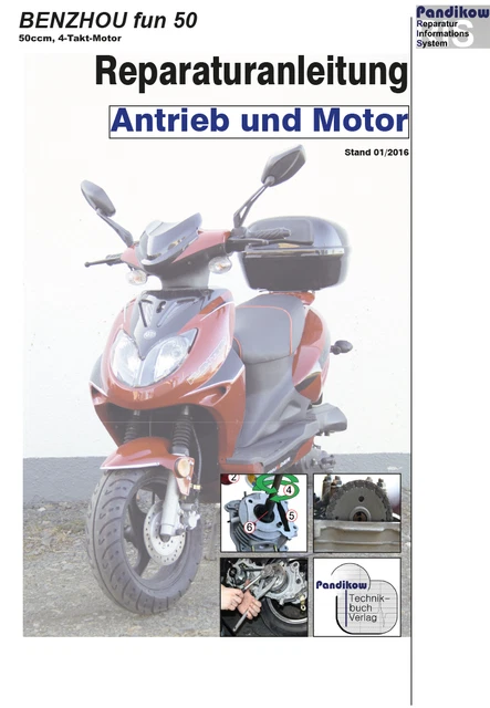 Pandikow Buch RIS Reparaturanleitung Rieju MR Pro 125, Antrieb Und