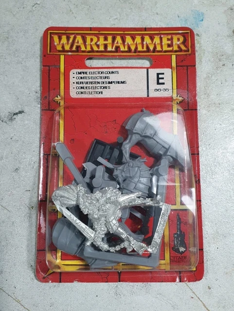 Warhammer Empire Captain Gun Averlander 5 - Figurine Metal OOP Démontée