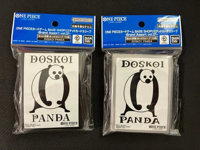 ONE PIECE CARD GAME BASE SHOP LIMITED DOSKOI PANDA Set of 2