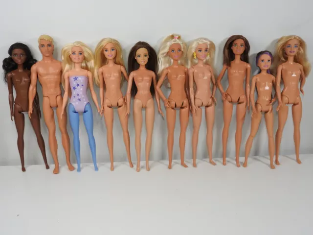 Bulk Lot Of 10 Modern Barbie Dolls In Excellent Used Condition Lot #18