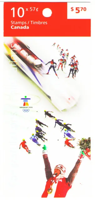 Canada 2010 Sc2374-75a  MiMH0385 1 Booklet  mnh  Spirit of the Winter Olympics