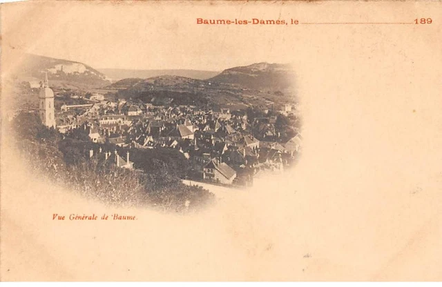 25 - SAN62727 - BAUME LES DAMES - Vue Générale de Baume