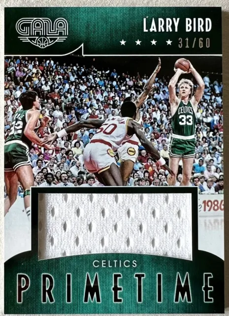 NBA Basketball - LARRY BIRD Panini Gala Jersey Card No. 31/60