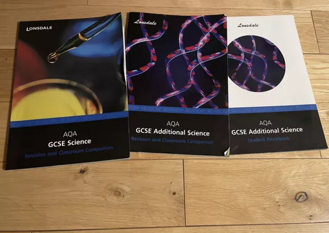 Lonsdale AQA GCSE Science Revision Guide and Workbook Set Pack