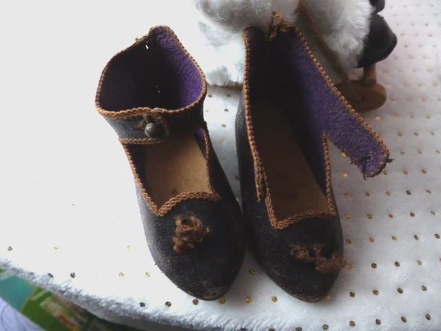 Poupon Ancien Chaussures Signées Jumeau Babybotte Poup%c3%a9e Vintage 226964442142
