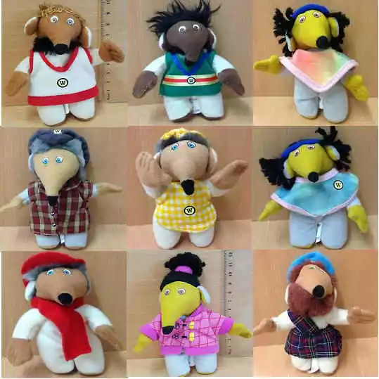 McDonalds Happy Meal Toy 1999 Wombles of Wimbledon Common Plush Toys - Various