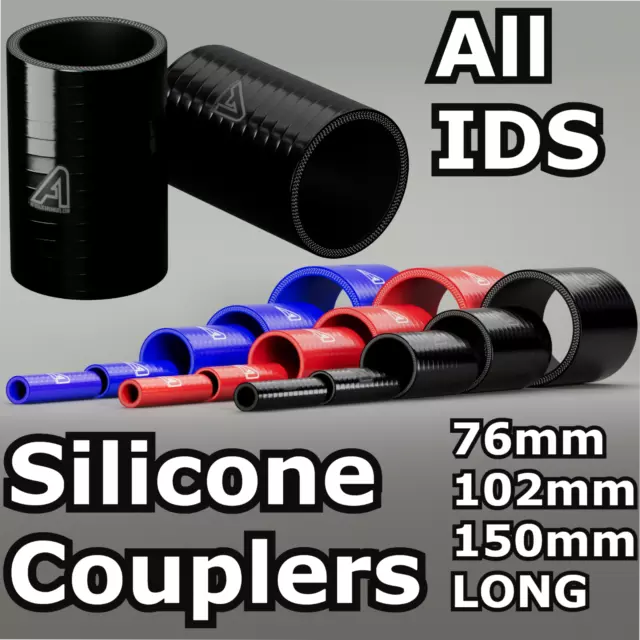 Silicone Coupling Joiner Hose  Long Pipe Coupler Connector 76mm 102mm 150mm Long