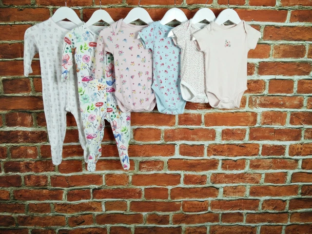 Girl Bundle Age 6-9 Months Next Mothercare M&S Babygro Bodysuit One Piece 74Cm