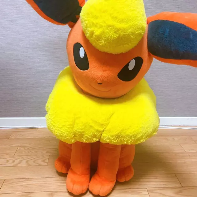 Flareon Life-Size Plush Stuffed Toy Pokemon Center Limited