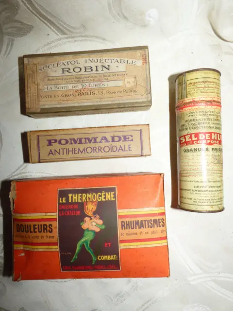 Lot Anciennes boites de Médicament Pharmacie Médecine 1900 n°4