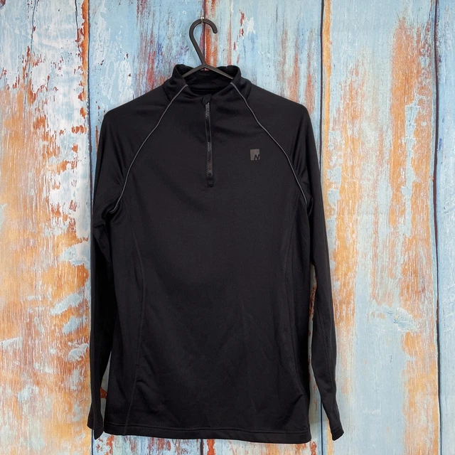 Top termico nero a maniche lunghe Nevica per bambini taglia 13 anni 158 cm