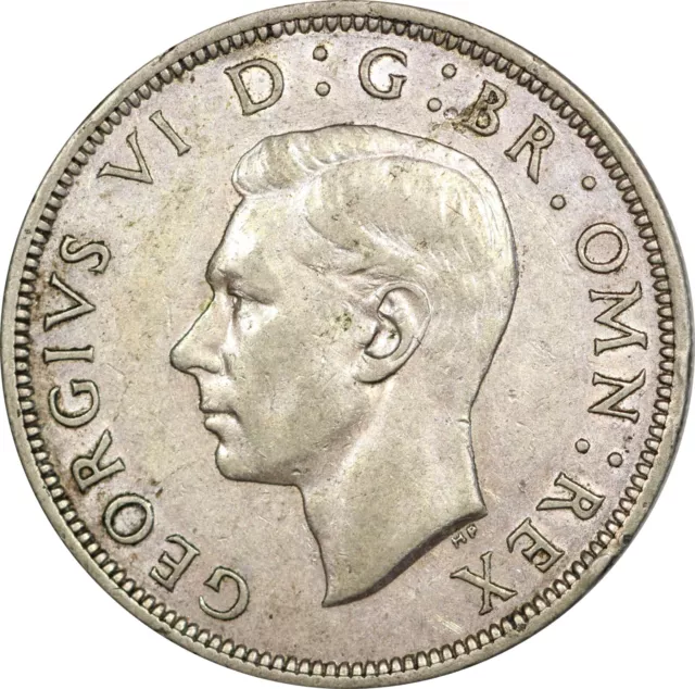 Great Britain UK Half Crown 1942 King George VI Silver coin