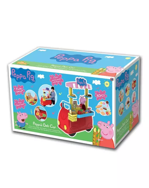 Peppa Pig Peppa's Deli auto bambini gioco di ruolo 30 pezzi set accessori età 3+