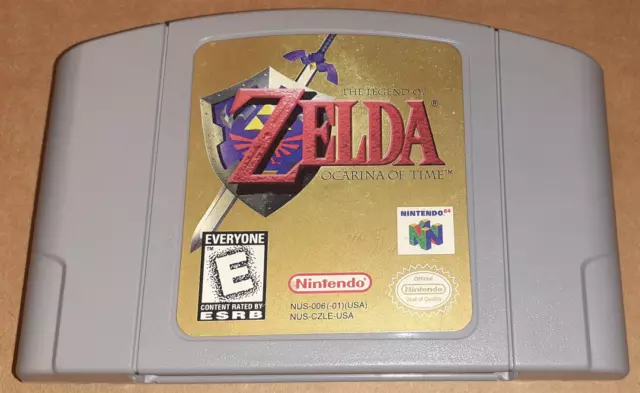 The Legend ZELDA: OCARINA OF TIME Nintendo 64 N64 Authentic game original TESTED