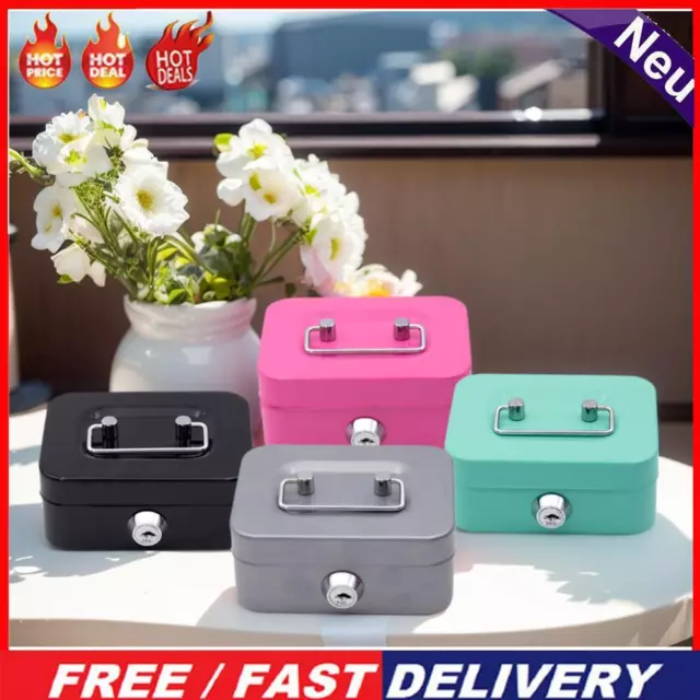 Metal Piggy Bank 4.53x3.78x2.28inch Coin Bank Coin Container for Adults and Kids