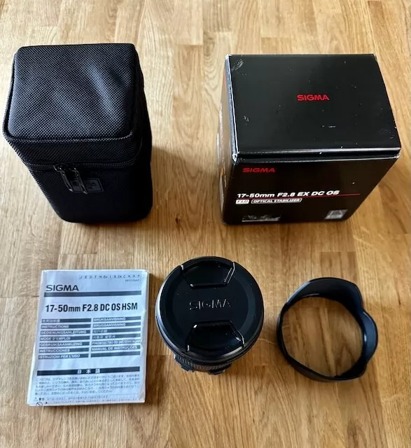 Sigma 17-50 mm F2.8 EX DC OS HSM Lens for Canon