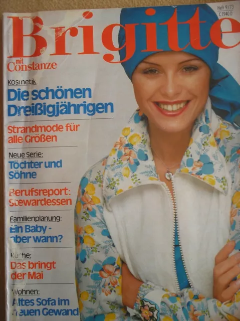 Brigitte mit Constanze Heft 9/73 vom 27.April 1973, Gruner + Jahr AG  & Co.